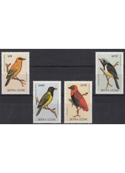 SIERRA LEONE  francobolli serie completa nuova Yvert e Tellier 902-5